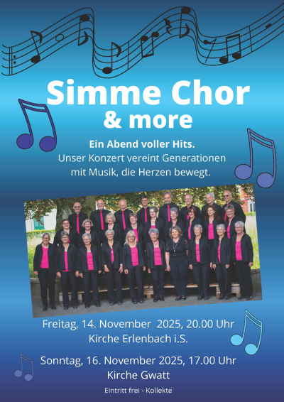 Konzert Simme Chor & more Konzert Simme Chor & more
