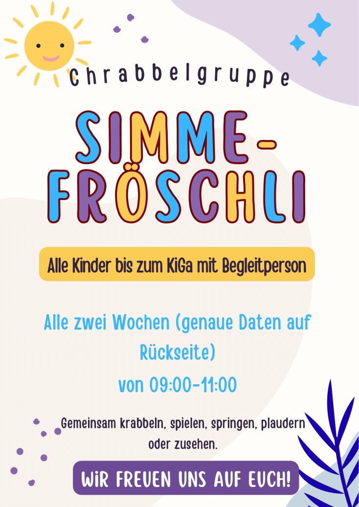 Chrabbelgruppe Simmefröschli